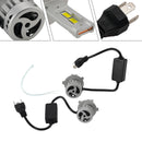 Kit d'ampoule de phare LED, lampe de faisceau haut et bas H4 12V 55W 6500K 4000LM pour HELLA-5
