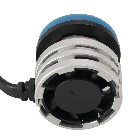 Kit de bombillas de faros LED de haz alto/bajo H8 H9 H11 12V 24W 6500K refrigeración por ventilador para HELLA