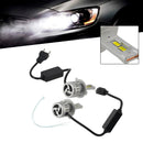 Kit d'ampoule de phare LED, lampe de faisceau haut et bas H4 12V 55W 6500K 4000LM pour HELLA-6