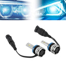 LED Headlight Bulb Kit High Low Beam H11 12V 24W 6500K Fan Cooling For HELLA-4