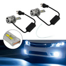 Kit d'ampoule de phare LED, lampe de faisceau haut et bas H4 12V 55W 6500K 4000LM pour HELLA-2