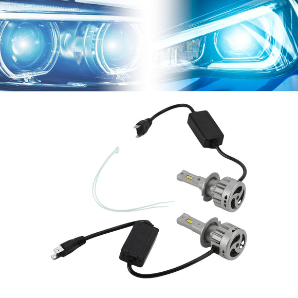 Kit lampadine per fari a LED Lampada abbaglianti e anabbaglianti H7 12V 55W 6500K 4000LM Per HELLA