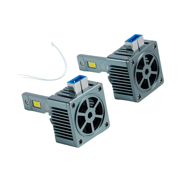 LED-Scheinwerferlampen-Set, Fernlicht, Abblendlicht, D8S, 12 V, 25 W, 6500 K, für HELLA