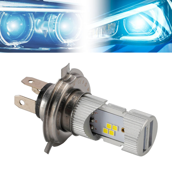 Motorrad LED Scheinwerfer Birne High Low Beam Lampe HS1 12V 9W 6500K Für HELLA