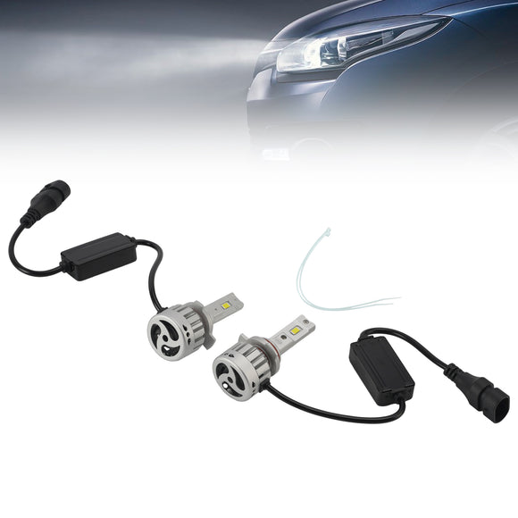LED-koplamplampenset Hoog dimlicht HIR2 9012 12V 55W 6500K 4000LM voor HELLA