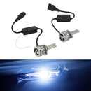 LED-koplamplampenset Hoog dimlicht HIR2 9012 12V 55W 6500K 4000LM voor HELLA-3