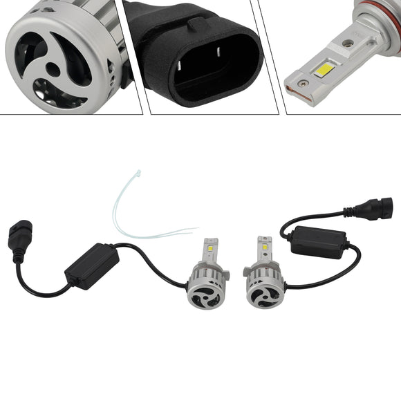 LED-koplamplampenset Hoog dimlicht HIR2 9012 12V 55W 6500K 4000LM voor HELLA