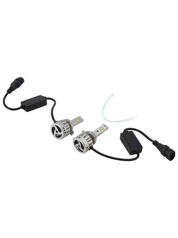 LED-koplamplampenset Hoog dimlicht HIR2 9012 12V 55W 6500K 4000LM voor HELLA