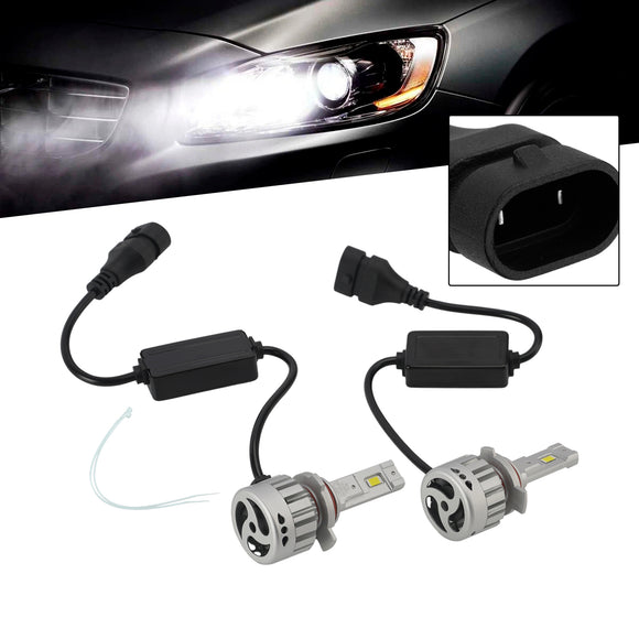 LED-koplamplampenset Hoog dimlicht HIR2 9012 12V 55W 6500K 4000LM voor HELLA