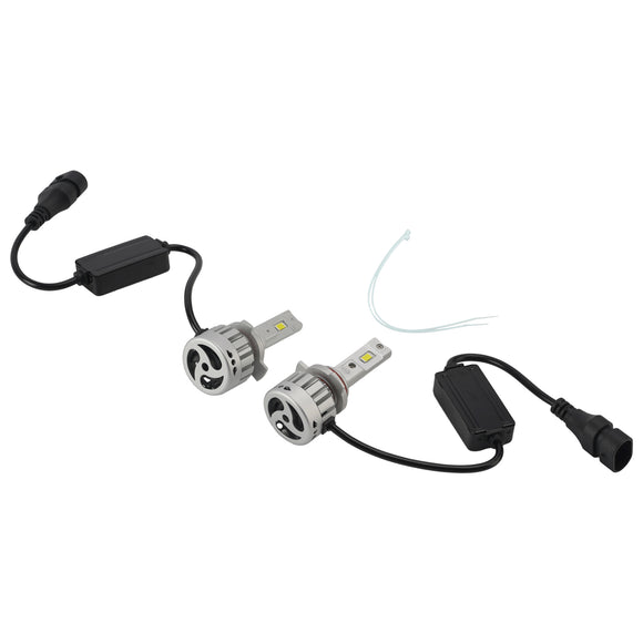 LED-koplamplampenset Hoog dimlicht HIR2 9012 12V 55W 6500K 4000LM voor HELLA
