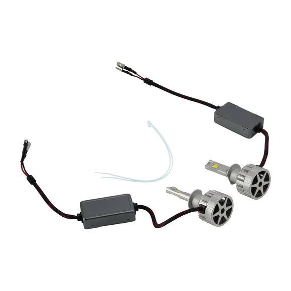 LED-ajovalojen polttimosarja kaukovalolamppu H1 12V 75W 6500K HELLAlle