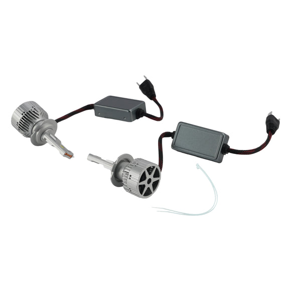 LED Headlight Bulb Kit High Low Beam Lamp H7 12V 75W 6500K For HELLA