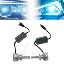 LED Headlight Bulb Kit High Low Beam Lamp H7 12V 75W 6500K For HELLA-4