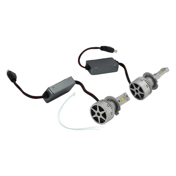 LED Headlight Bulb Kit High Low Beam Lamp H7 12V 75W 6500K For HELLA