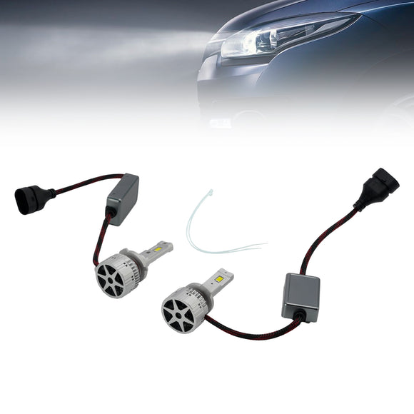 Kit d'ampoule de phare LED, feux de croisement et de route HB3/4 9005 9006 12V 75W 6500K pour HELLA