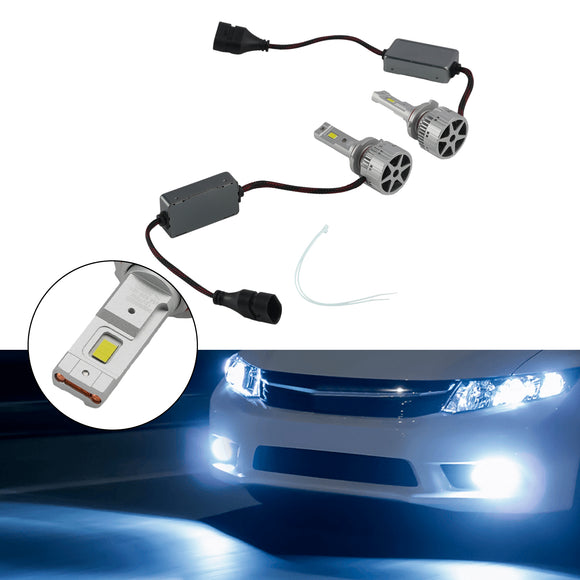 Kit d'ampoule de phare LED, feux de croisement et de route HB3/4 9005 9006 12V 75W 6500K pour HELLA