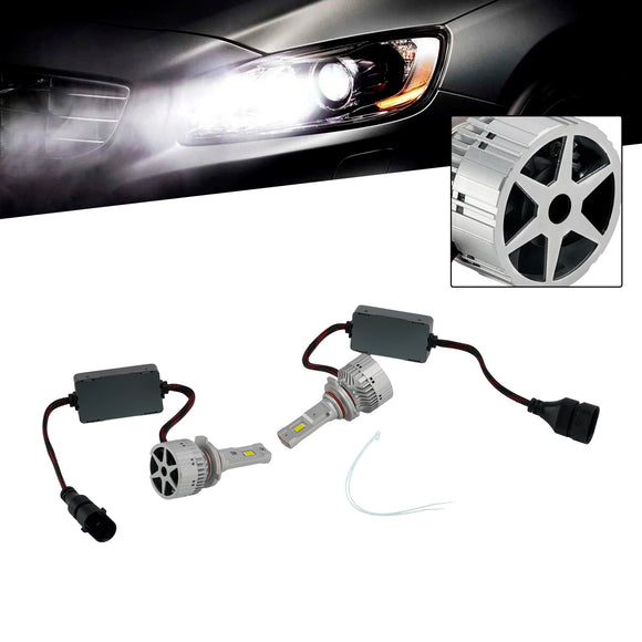 Kit d'ampoule de phare LED, feux de croisement et de route HB3/4 9005 9006 12V 75W 6500K pour HELLA