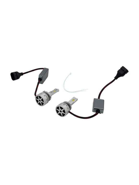 Kit d'ampoule de phare LED, feux de croisement et de route HB3/4 9005 9006 12V 75W 6500K pour HELLA