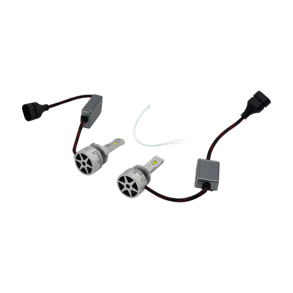Kit d'ampoule de phare LED, feux de croisement et de route HB3/4 9005 9006 12V 75W 6500K pour HELLA
