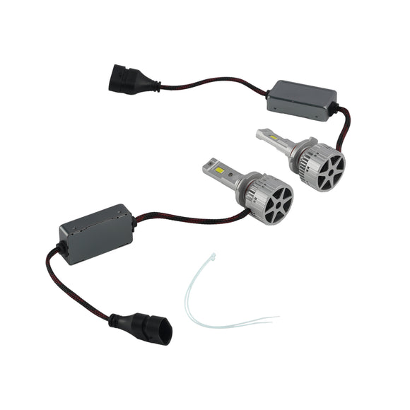 Kit d'ampoule de phare LED, feux de croisement et de route HB3/4 9005 9006 12V 75W 6500K pour HELLA