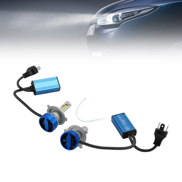 LED-Scheinwerferlampen-Set, Fernlicht, Abblendlicht, H4, 24 V, 65 W, 6500 K, für HELLA