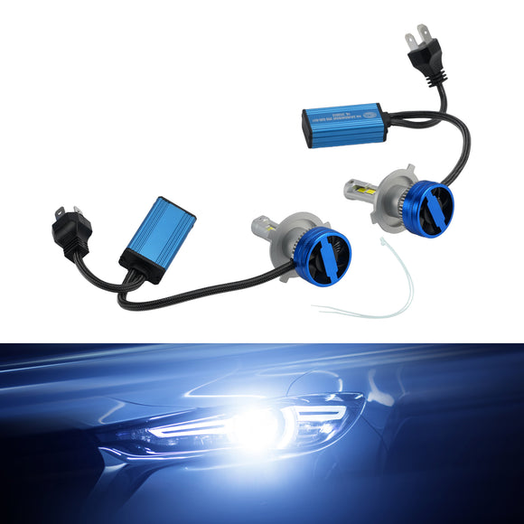 LED-Scheinwerferlampen-Set, Fernlicht, Abblendlicht, H4, 24 V, 65 W, 6500 K, für HELLA