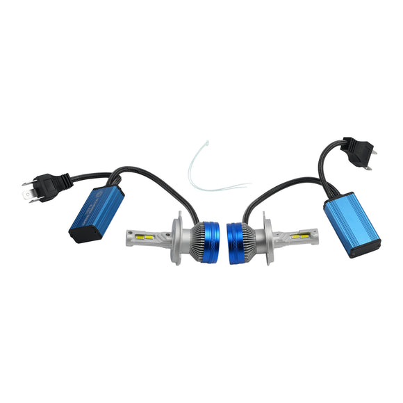 LED-Scheinwerferlampen-Set, Fernlicht, Abblendlicht, H4, 24 V, 65 W, 6500 K, für HELLA