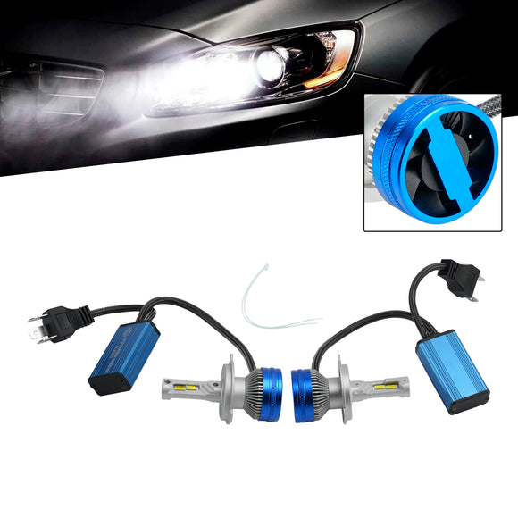 LED-Scheinwerferlampen-Set, Fernlicht, Abblendlicht, H4, 24 V, 65 W, 6500 K, für HELLA