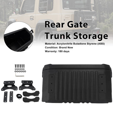 Rear Storage Box Rear Gate Trunk Storage Fit Suzuki Jimny JB64 JB74 2019-2026 - 0