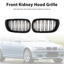 Calandre de capot avant pour BMW E46 série 3 4 portes 2002 – 2005, noir brillant-4