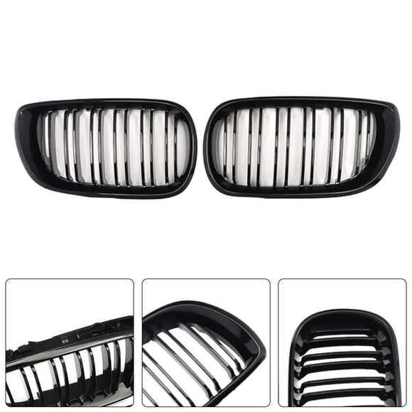 Calandre de capot avant pour BMW E46 série 3 4 portes 2002 – 2005, noir brillant