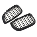 Calandre de capot avant pour BMW E46 série 3 4 portes 2002 – 2005, noir brillant-8