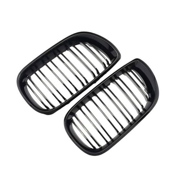 Calandre de capot avant pour BMW E46 série 3 4 portes 2002 – 2005, noir brillant