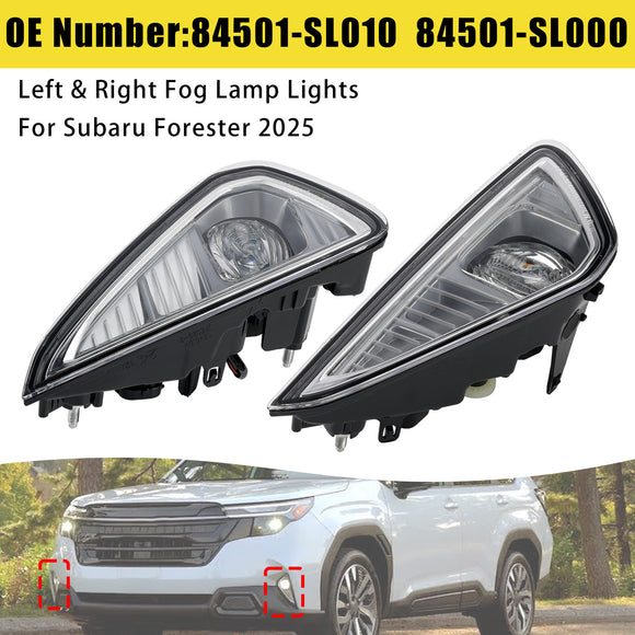 Feu antibrouillard gauche  &  droit 84501-SL010 84501-SL000 pour Subaru Forester 2025