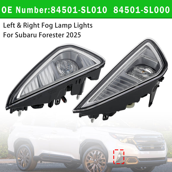 Feu antibrouillard gauche  &  droit 84501-SL010 84501-SL000 pour Subaru Forester 2025