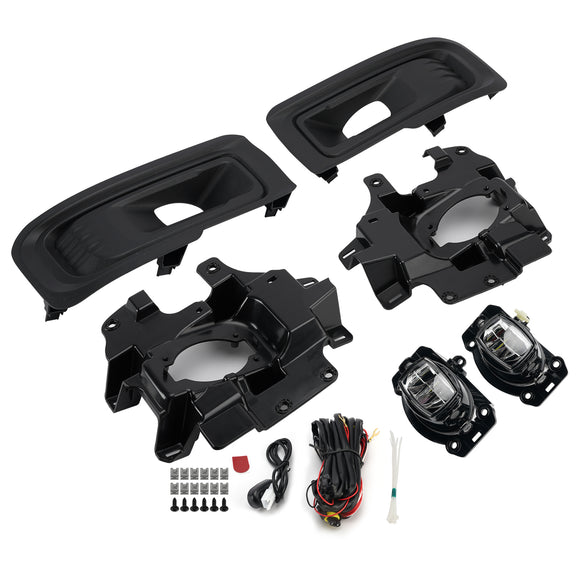 LED Fog Light Switch Bezel Wire Bracket Kits For Ford F150 STX XL XLT 2024-2025