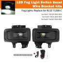 LED Fog Light Switch Bezel Wire Bracket Kits For Ford F150 STX XL XLT 2024-2025-6
