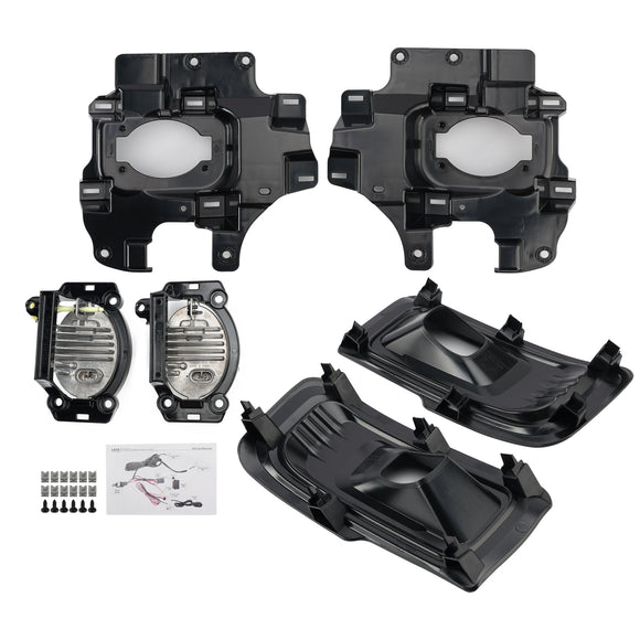 LED Fog Light Switch Bezel Wire Bracket Kits For Ford F150 STX XL XLT 2024-2025