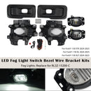 LED Fog Light Switch Bezel Wire Bracket Kits For Ford F150 STX XL XLT 2024-2025-5