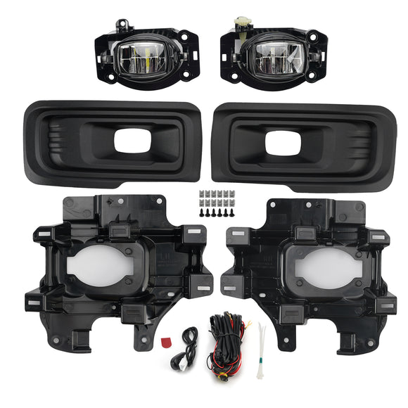 LED Fog Light Switch Bezel Wire Bracket Kits For Ford F150 STX XL XLT 2024-2025
