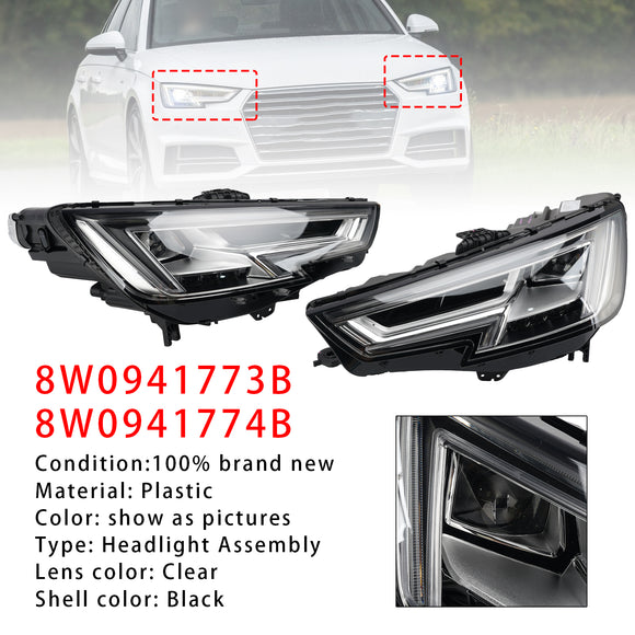 Faro anteriore a LED sinistro+destro 8W0941773B 8W0941774B per Audi A4 B9 2015-2018
