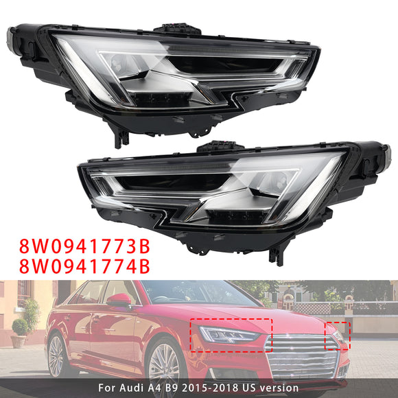 Faro anteriore a LED sinistro+destro 8W0941773B 8W0941774B per Audi A4 B9 2015-2018