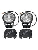 Round Auxiliary Lamp ValueFit 6 12/24V 90W 8500LM 6000K For HELLA-21