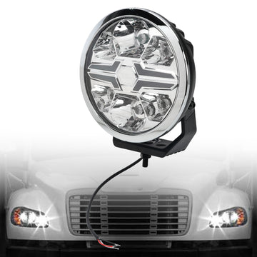 Round Auxiliary Lamp ValueFit 9 Ref.25 12/24V 17W 1700LM 6000K For HELLA