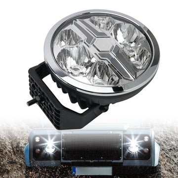 Round Auxiliary Lamp ValueFit 9 Ref.50 12/24V 18W 1550LM 6000K For HELLA