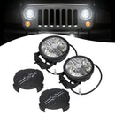 Round Auxiliary Lamp ValueFit 6 12/24V 90W 8500LM 6000K For HELLA-4