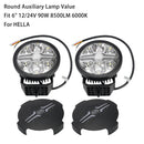 Round Auxiliary Lamp ValueFit 6 12/24V 90W 8500LM 6000K For HELLA-6