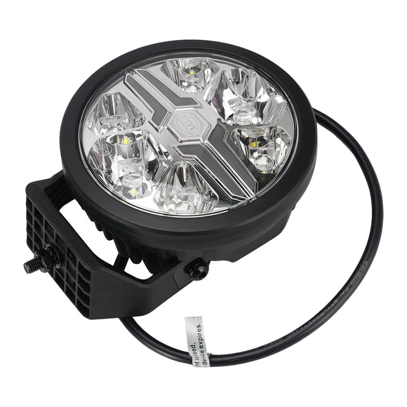Round Auxiliary Lamp ValueFit 6 12/24V 90W 8500LM 6000K For HELLA