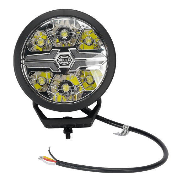 Round Auxiliary Lamp ValueFit 6 12/24V 90W 8500LM 6000K For HELLA