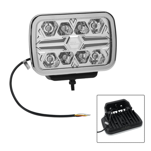 Vierkante Extra Lamp ValueFit 9 Ref.25 12/24V 36W 2600LM 6000K Voor HELLA
